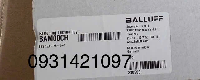 Balluff BNI007C (BNI EIP -508-105-Z015-C06) Balluff BAM00CH (BES 12.0-KB-5-F)
