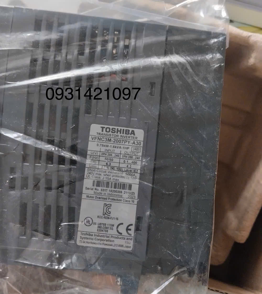 NISSEI TOSHIBA INVERTER VFNC3M-2007PY-A30