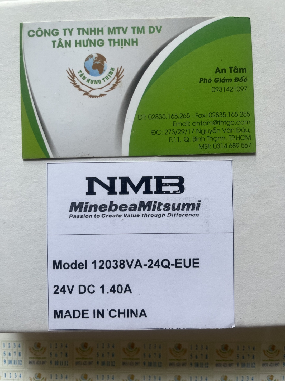 NMB FANS 12038VA-24Q-EUE