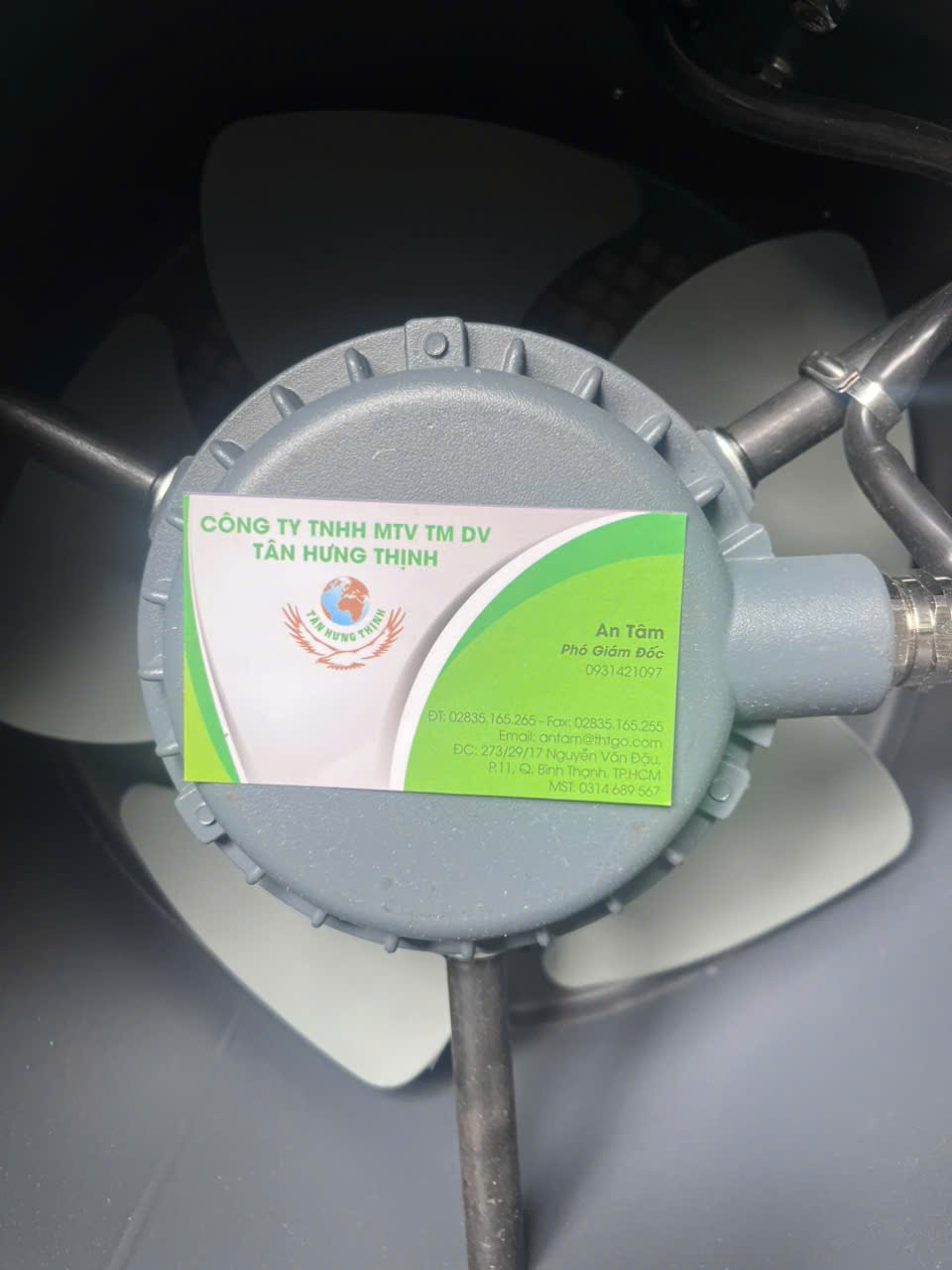 WuXi WeiLi motor Motor Fan GB-160A 609m3/h 100W 1400rpm 380V 50Hz Ex db IICT4 Gb