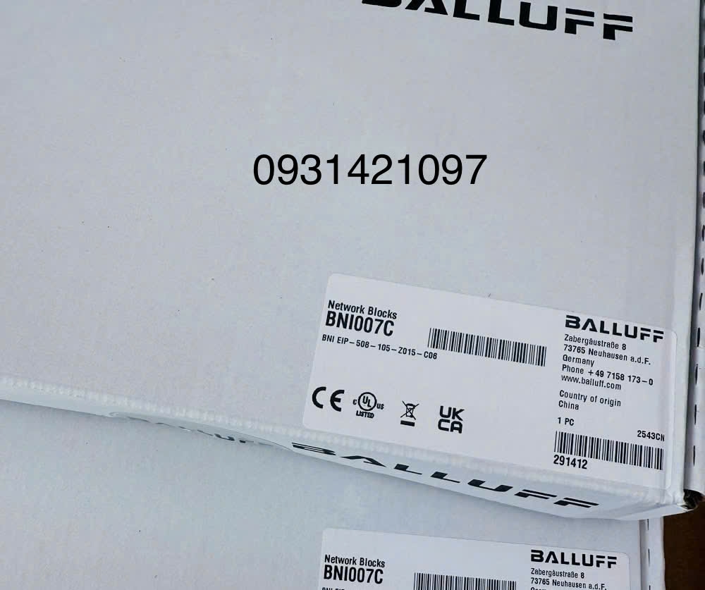 Balluff BNI007C (BNI EIP -508-105-Z015-C06) Balluff BAM00CH (BES 12.0-KB-5-F)