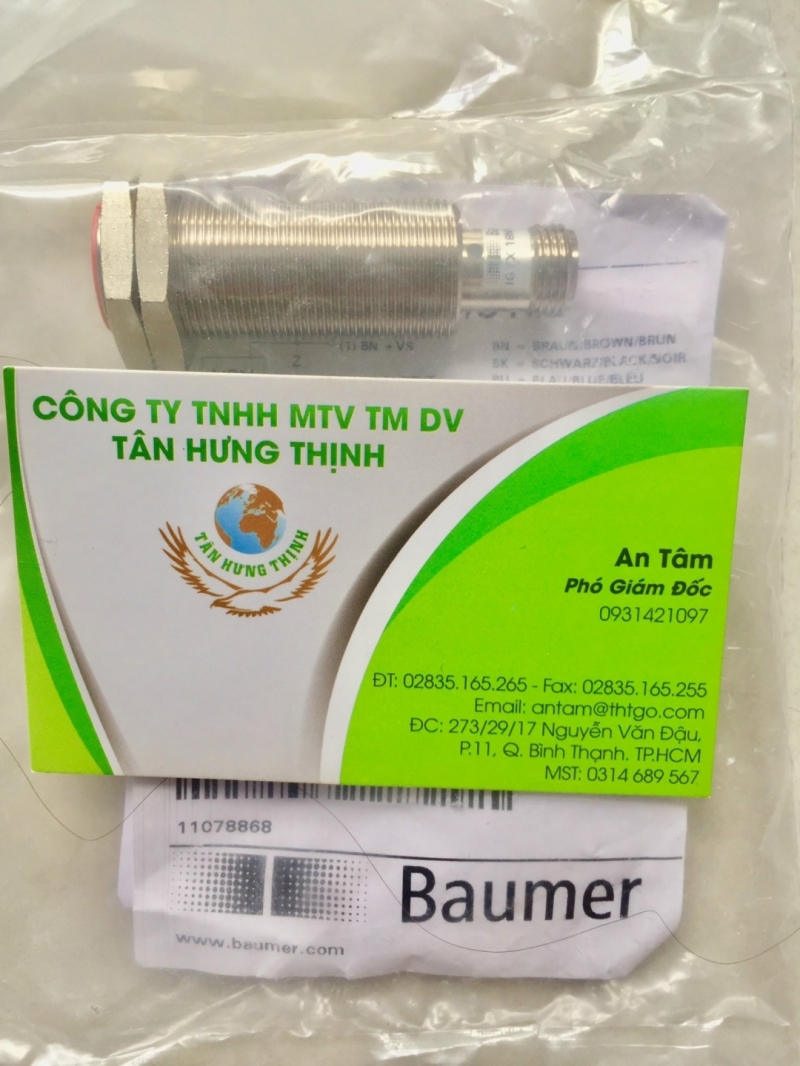 BAUMER SENSOR IGYX 18N17B3/S14L