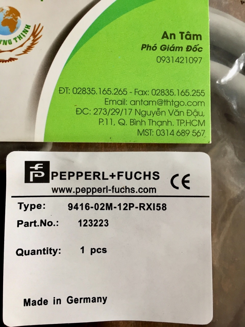 Cable PEPPERL+ FUCHS  9416-02M-12P-RXI58