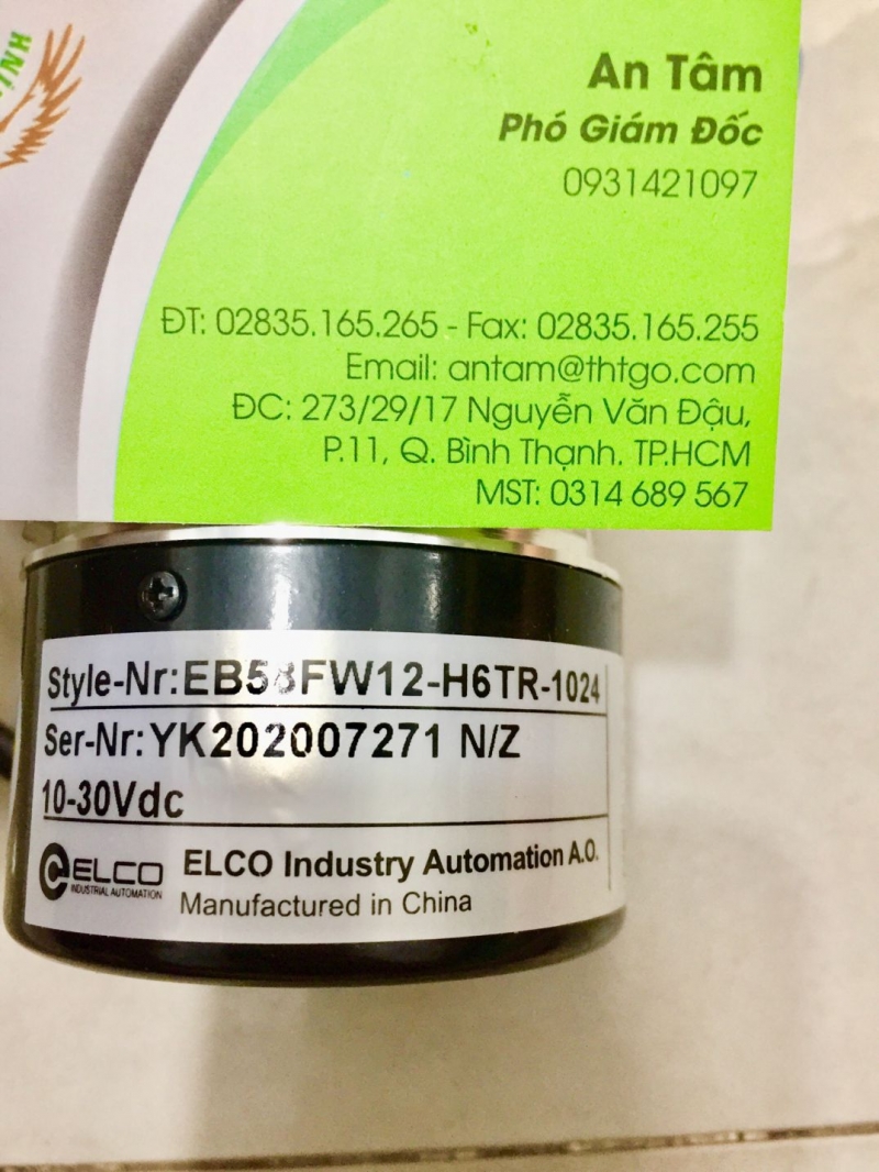 Encoder ELCO EB58 FW12-H6TR-1024