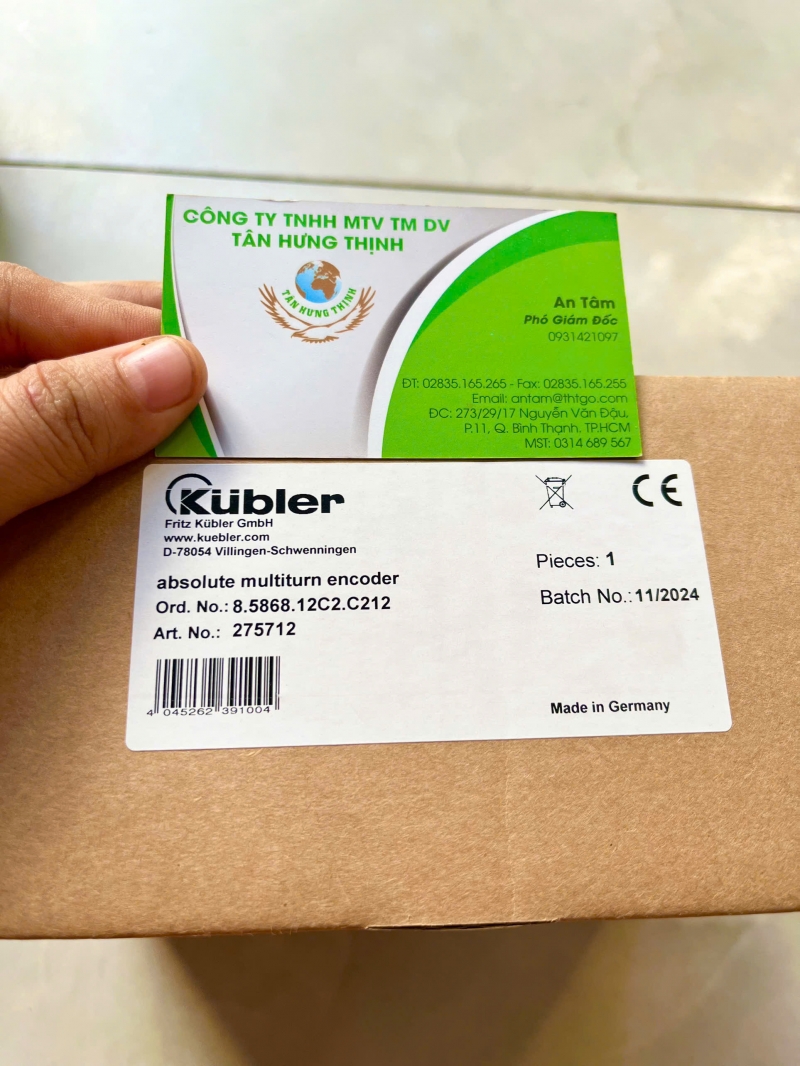 KUBLER ENCODER 8.5868.12C2.C212