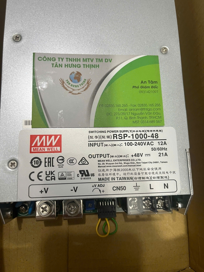 MEAN WELL SWITCHING POWER SUPPLY RSP-1000-48