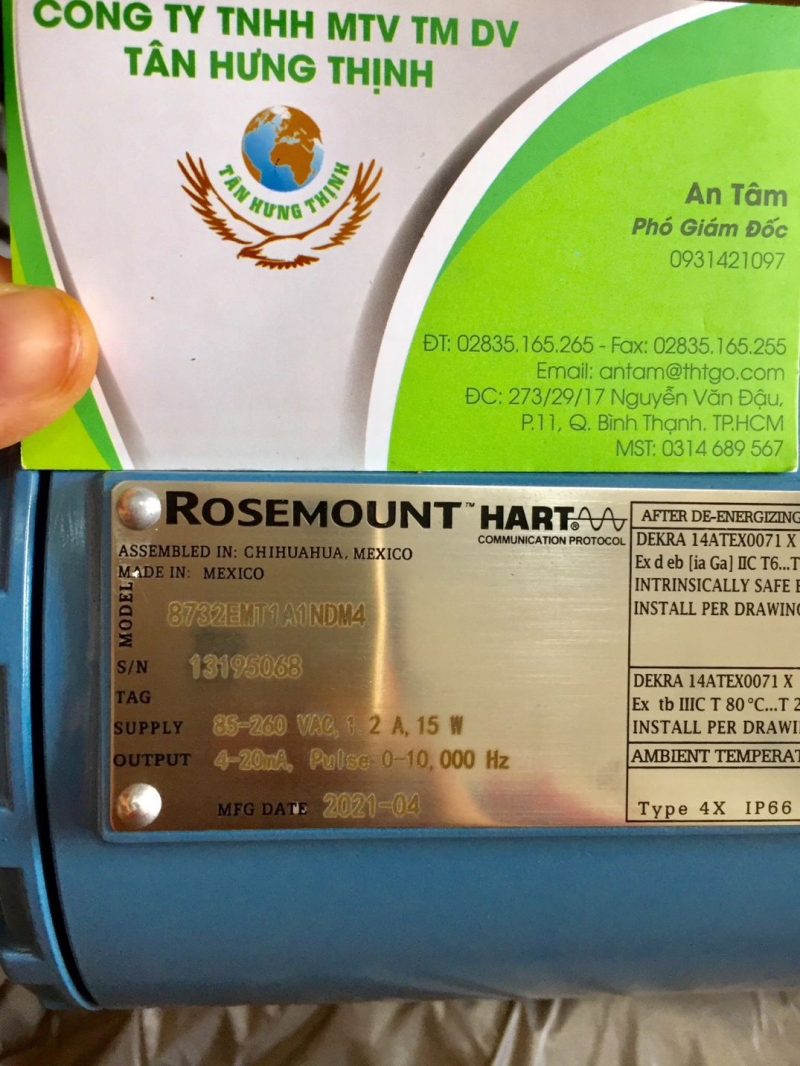 ROSEMOUNT Transmitter 8732EMT1A1NDM4 