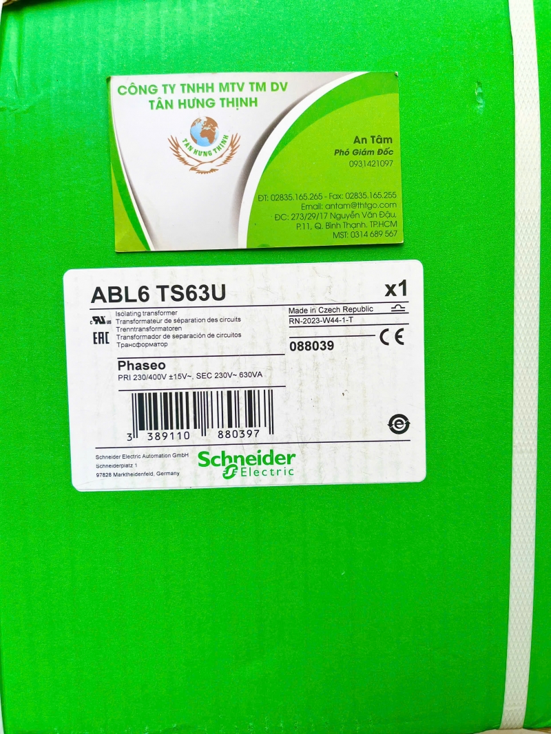 Schneider Electric voltage transformer ABL6TS63U