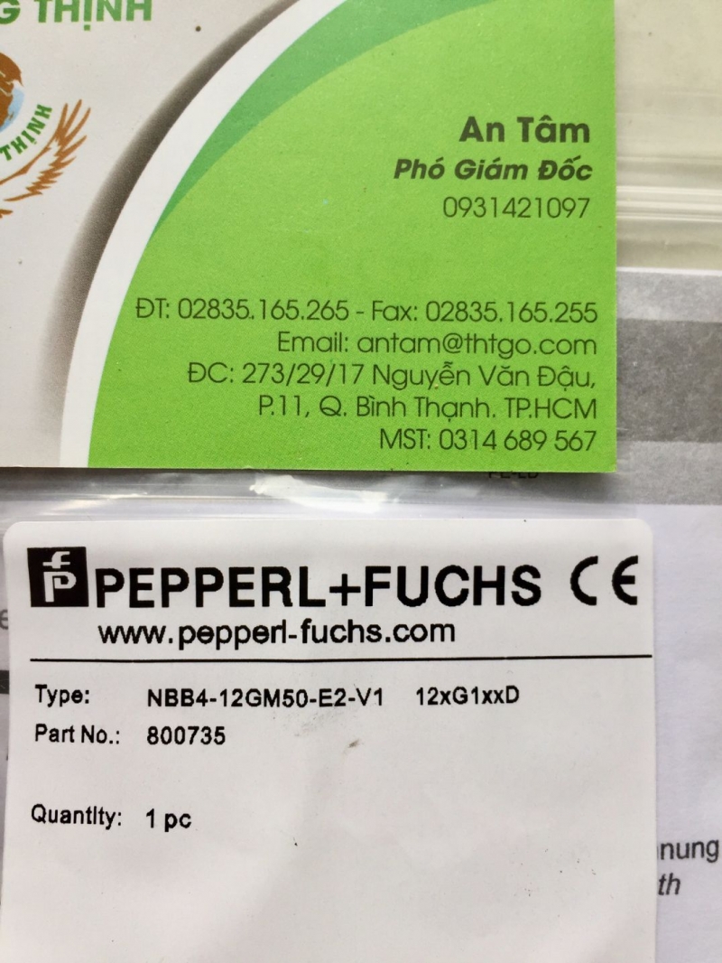Sensor PEPPERL+ FUCHS NBB4-12GM50-E2-V1