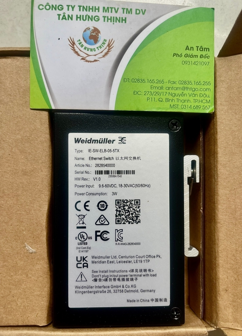 Weidmuller Switch IE-SW-ELB-05-5TX